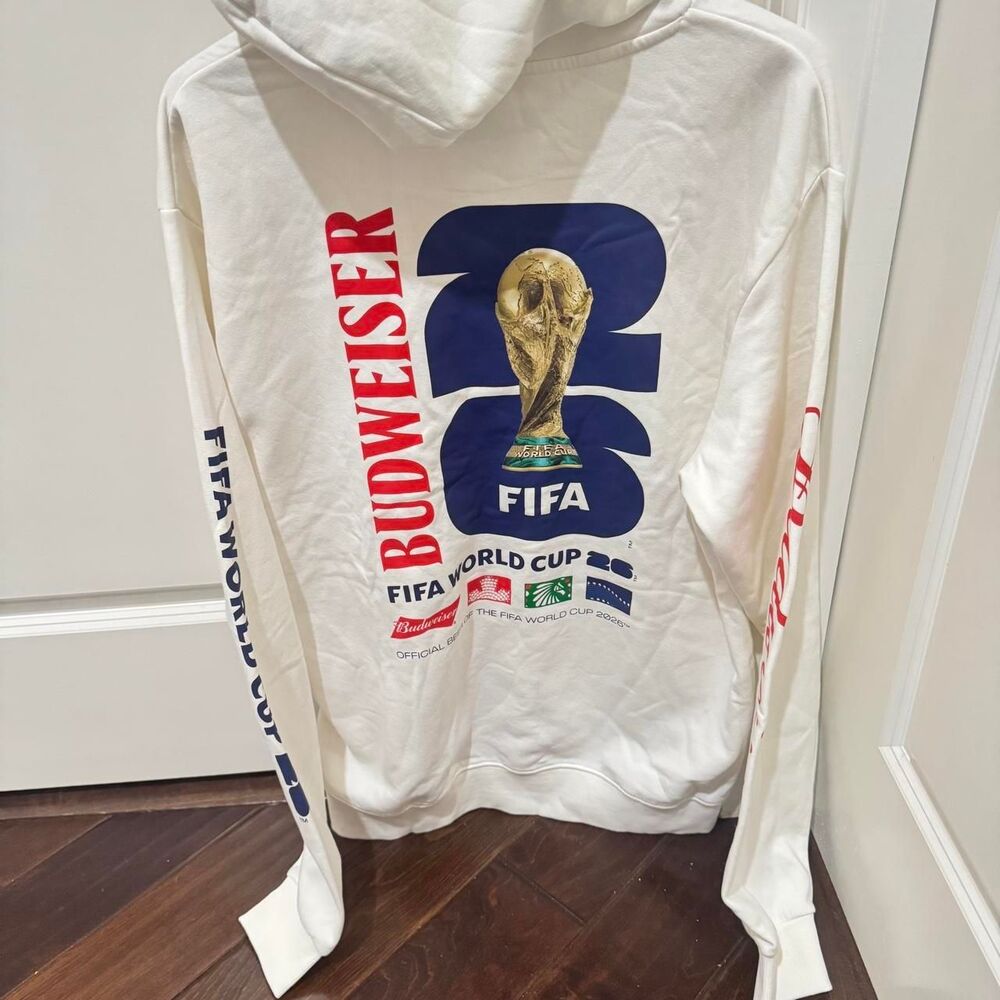 Budweiser x Fifa World Cup 2026 Hoodie NWT Size L